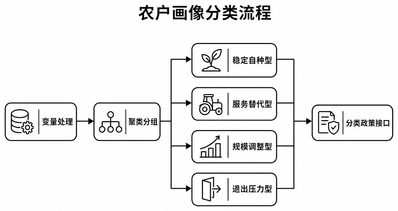 农户画像分类流程
